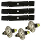 50-2081 Deck Spindle & Blade Set Fits John Deere 145 155C D140 D150 D155 D160