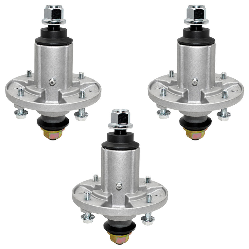 AUC15811 Qty 3: Spindle Assembly w/ Nut Fits John Deere
