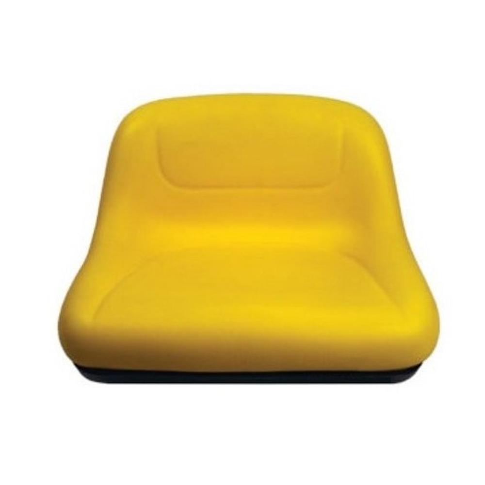 GY20495 Yellow Mid Back Lawn Tractor Seat Fits John Deere 102 105 115 125 L100