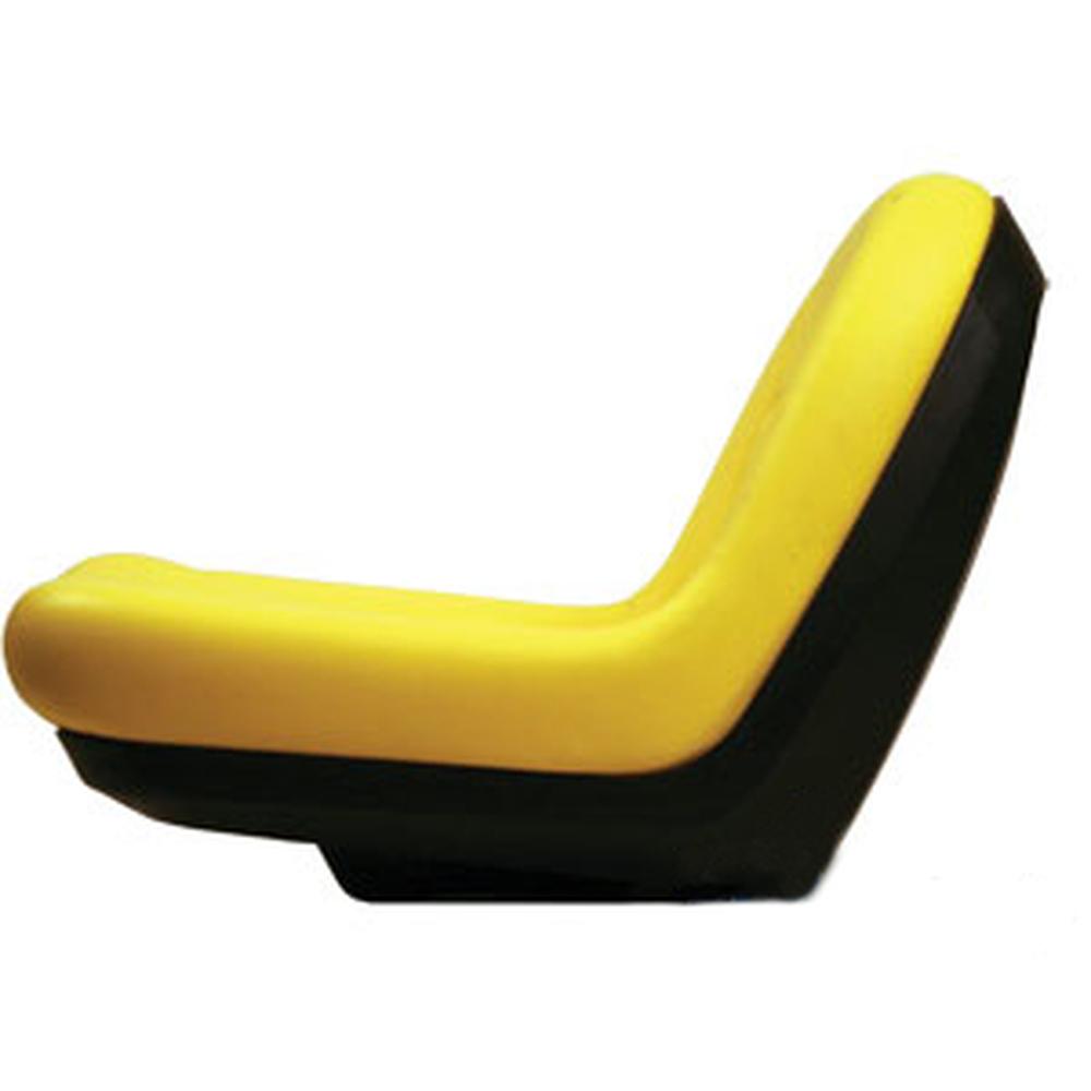 Lawn Tractor Seat High Back Yellow Fits John Deere G110 L130 GY21210 GY20496