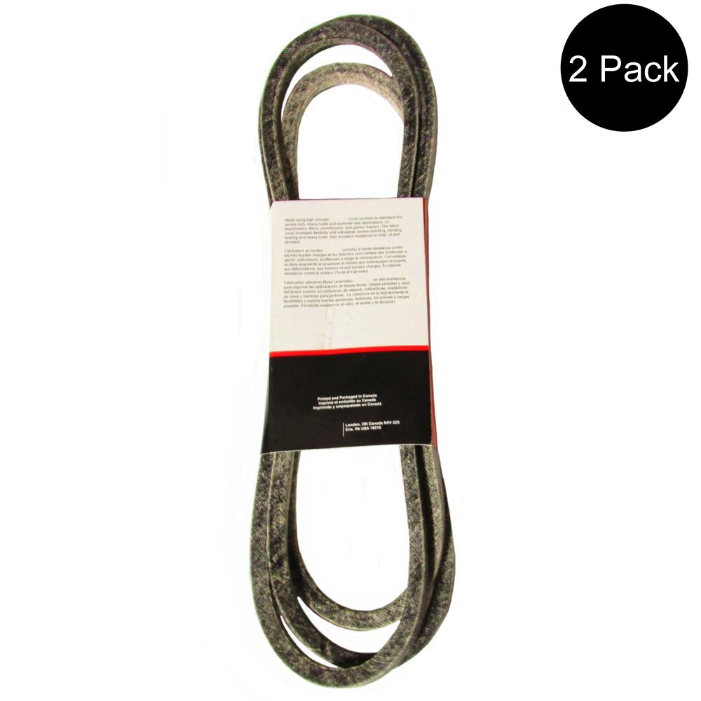 GX20072 GY20570 Two Replacement Belt Fits John Deere L100 Series