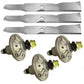 Mower Blade & Spindle Assembly Kit Fits John Deere Replaces A-B1JD6019