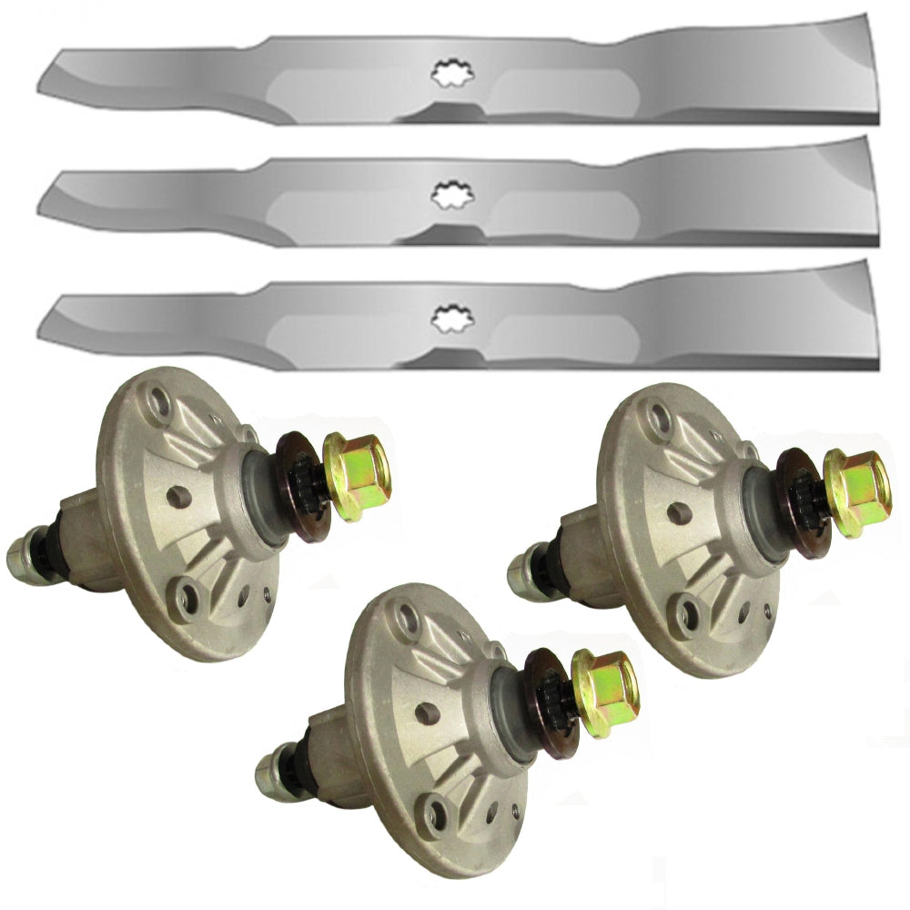 A-B1JD6019 Mower Blade & Spindle Assembly Kit Fits John Deere