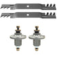 GY20962-BLADES Spindle w/ Nut & Blades Kit Fits Case/International Harvester