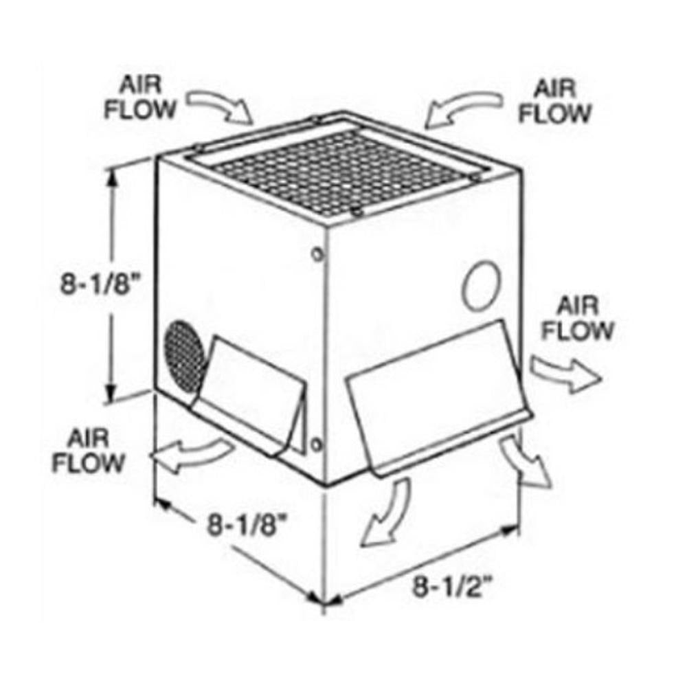 Wall / Floor Mount Cab Heater Fits Universal Products Replaces 8000-12V