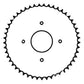 H100778 New Straw Walker Driven Sprocket 49 Teeth Fits John Deere Combine 6620 +