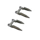 Qty 2: Double Grain Head Cutter Bar Guard Fits John Deere Replaces A-H145791