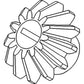 Shoe Auger Drive Gear Fits John Deere Replaces H137215
