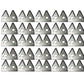 Qty 25: Course Tooth Double Sickle Section Fits John Deere Replaces 207-010