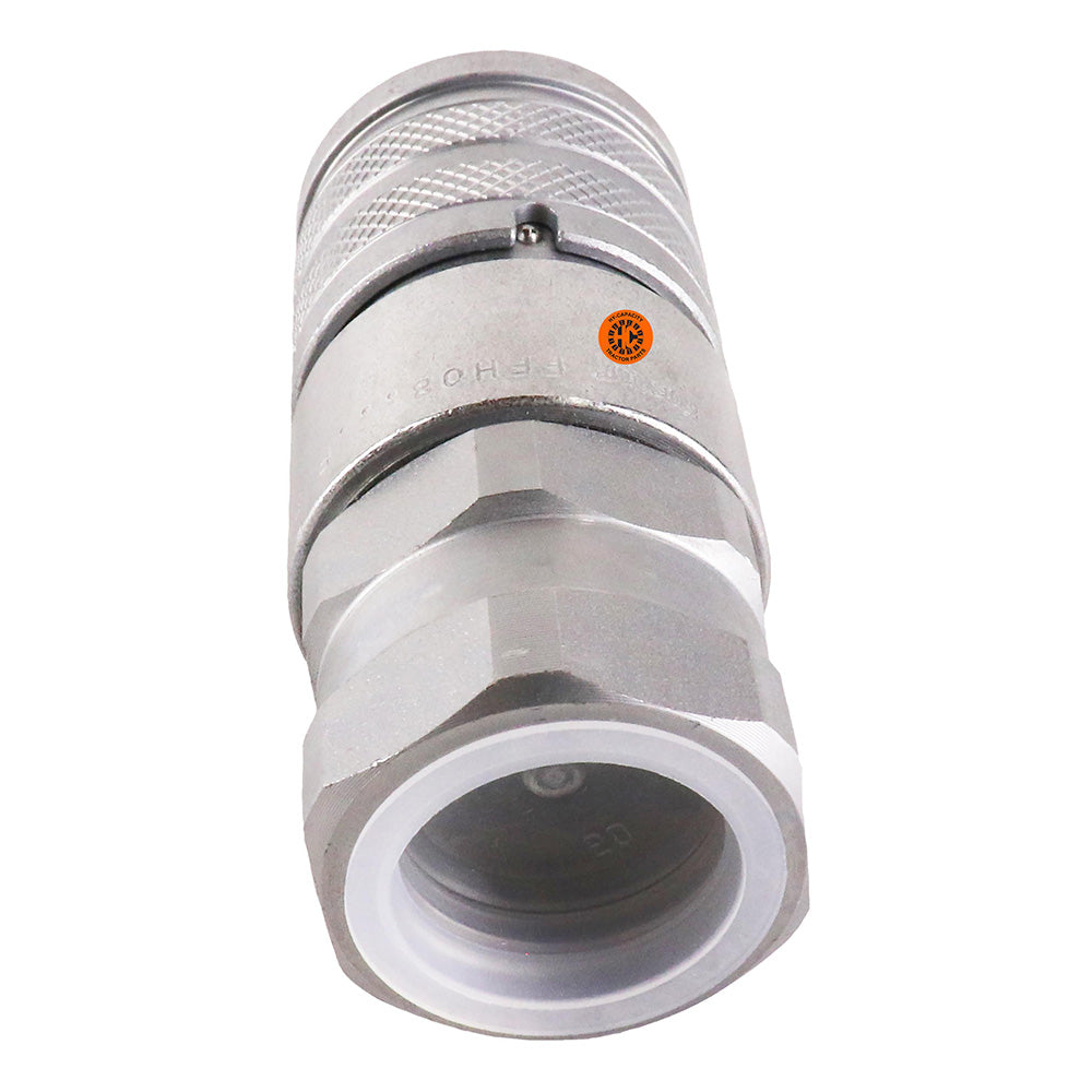 Flat Face Female Hydraulic Breakaway Coupler Fits Bobcat Replaces 6667807