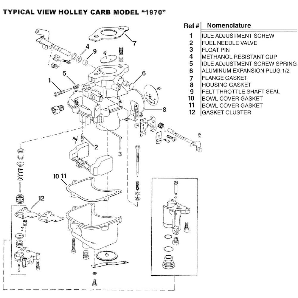 HCK01 Complete Carburetor Kit Fits Ford/New Holland 2000 3000 4000