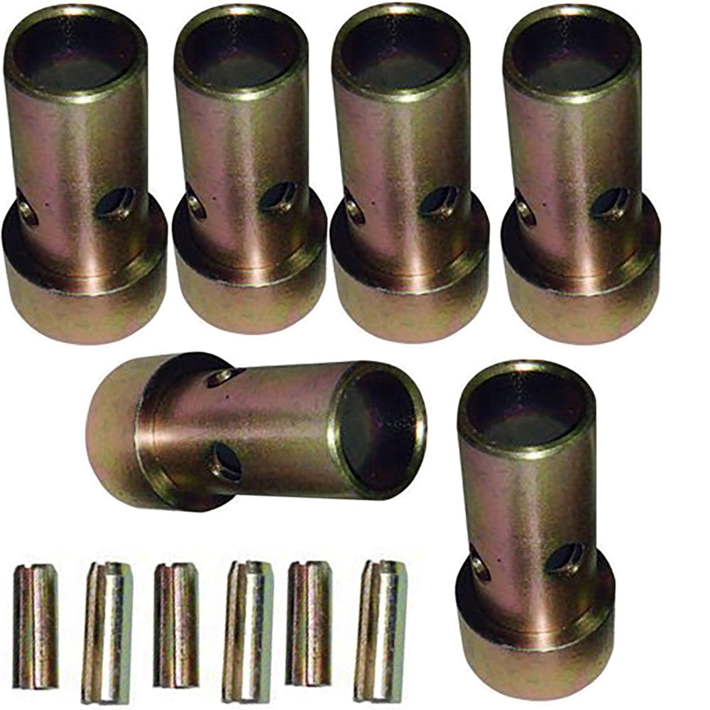 Qty 3: Cat. II Hitch Bushing Pair w/ Roll Pins Fits Universal Products
