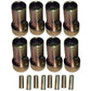 Qty 4: Cat. II Hitch Bushing Pair w/ Roll Pins Fits Universal Products