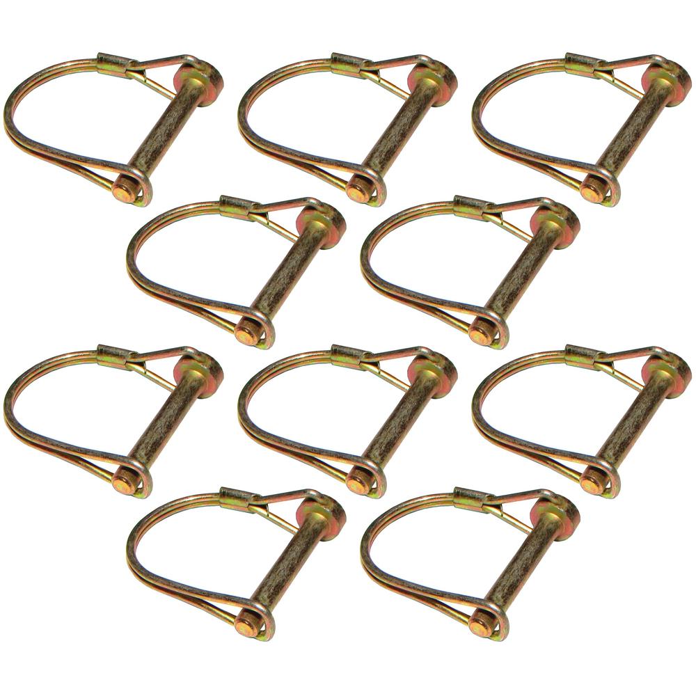 10 pk Round PTO Lock Pin 1/4