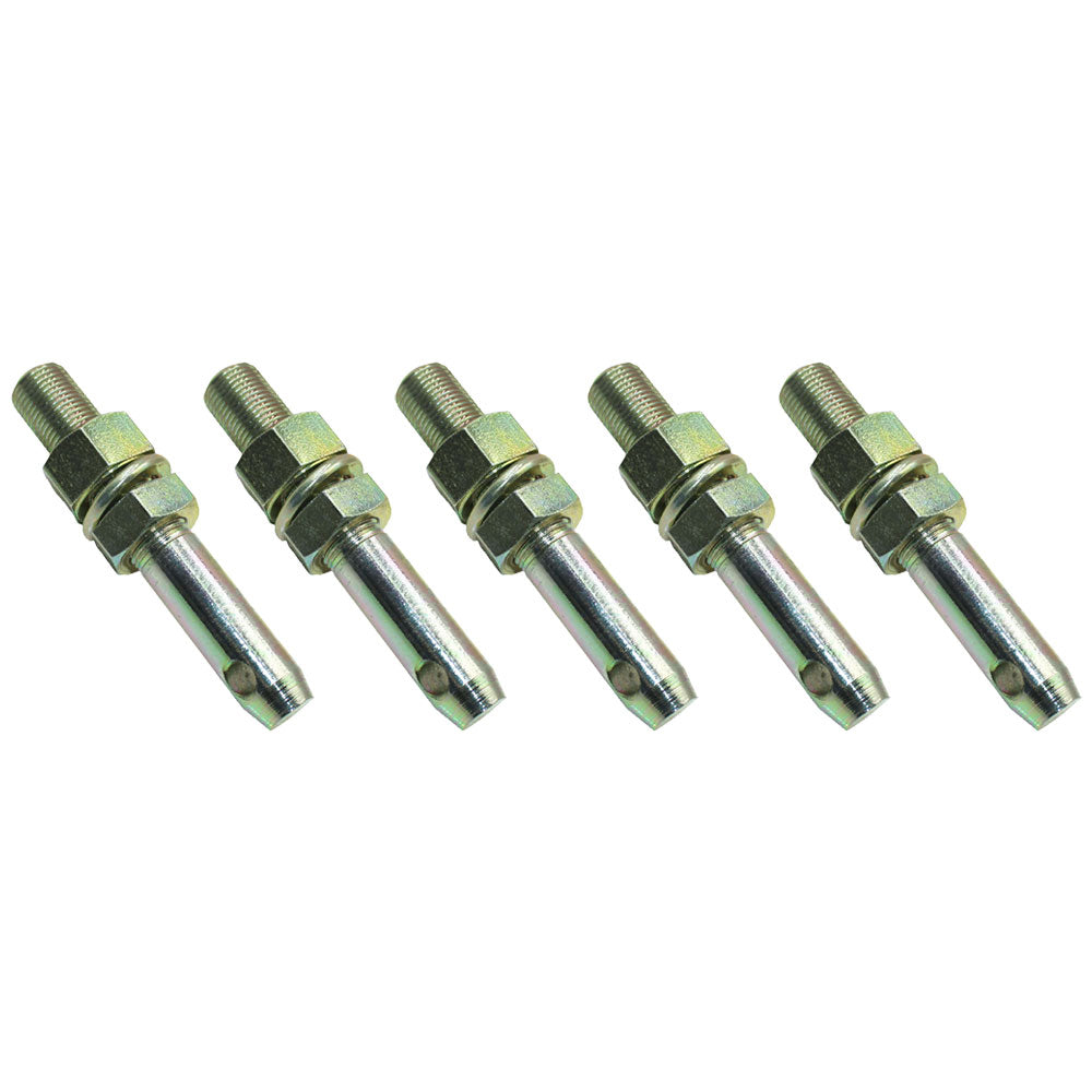 Qty 5: Adjustable Lift Arm Pin (Cat. 0) Fits Kubota Replaces 70000-16614
