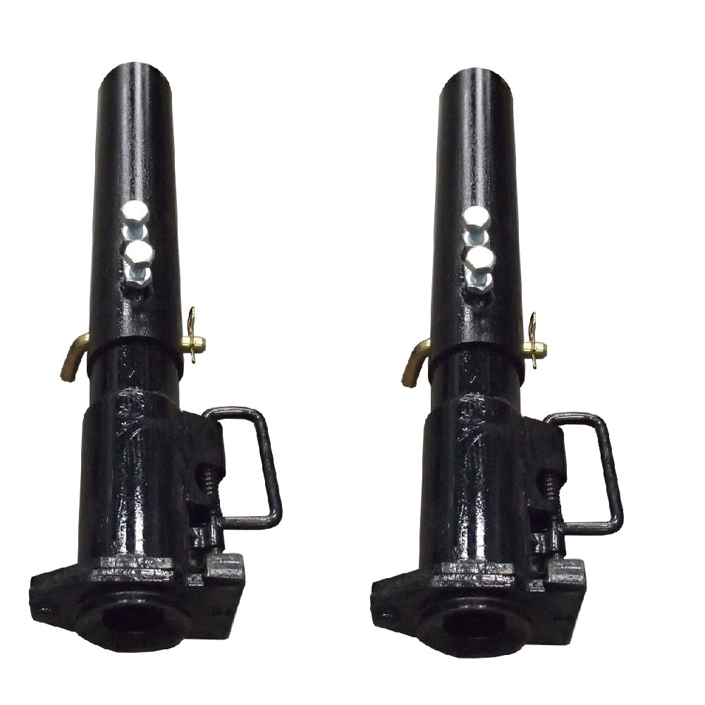 (2) HIM30-0060 Gooseneck Trailer Couplers 2-5/16 In Ball 25000 Lb Adjustable