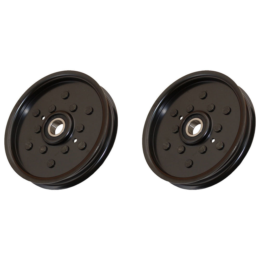 AM106627 Qty 2: Flat Idler Pulley
 Fits Sabre 1338G 1338GS 1538H 1538HX 1546G