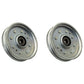 AM107468 Qty 2: Flat Idler Pulley Fits John Deere