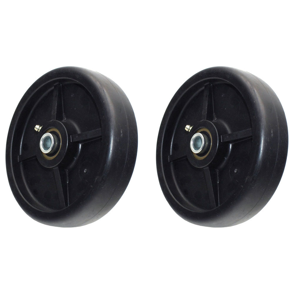 2 Mower Deck Wheel Fits John Deere 60" 445 455 755 855 955 AM107560 6"x 1 1/2