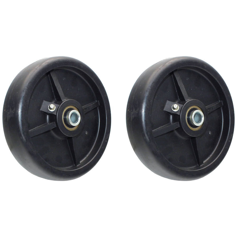 2 Mower Deck Wheel Fits John Deere 60" 445 455 755 855 955 AM107560 6"x 1 1/2