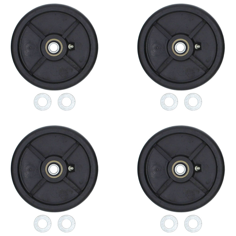 Qty 4: Deck Wheels Fits John Deere Replaces AM100633