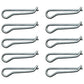 1869219M1 Qty 10: Spring Retainer Clips Fits Massey Ferguson