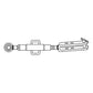 15990 Adjustable Side Link with Pin Fits Yanmar