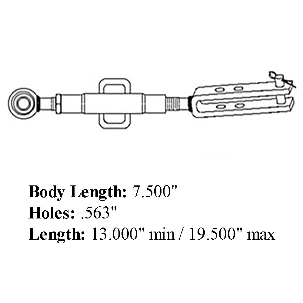 HIS50-0004 - Adjustable Side Link with Pin