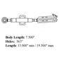 15990 Adjustable Side Link with Pin Fits Yanmar