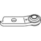 Left Hand Lower Pull Arm End Fits Massey Ferguson Replaces 184462M1