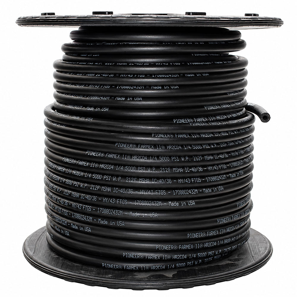 HR2C04-250 Farmex 2 Hydraulic Hose - 250 Feet Fits Pioneer Hydraulics