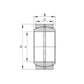 9838429 Sensor Shaft Bearing  Fits Fiat  82-94, 85-90, 88-93, 88-94, L60, L65,