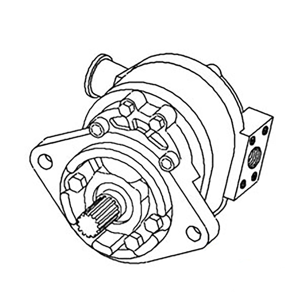 Hydraulic Pump Fits Ford 445 540 545A 550 555 445 540 555 545A D8NN600AA