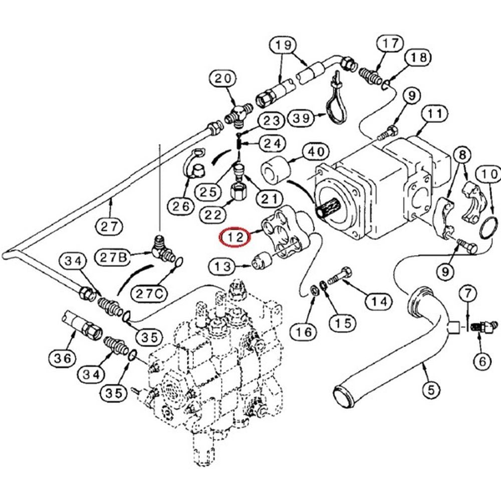 Hydraulic Pump Coupler Fits Case/International Harvester Replaces 87437920
