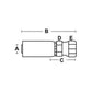 FJX-08-08 Universal Pack of 10 Fem. JIC 37° Swivel Straight Crimp Couplings