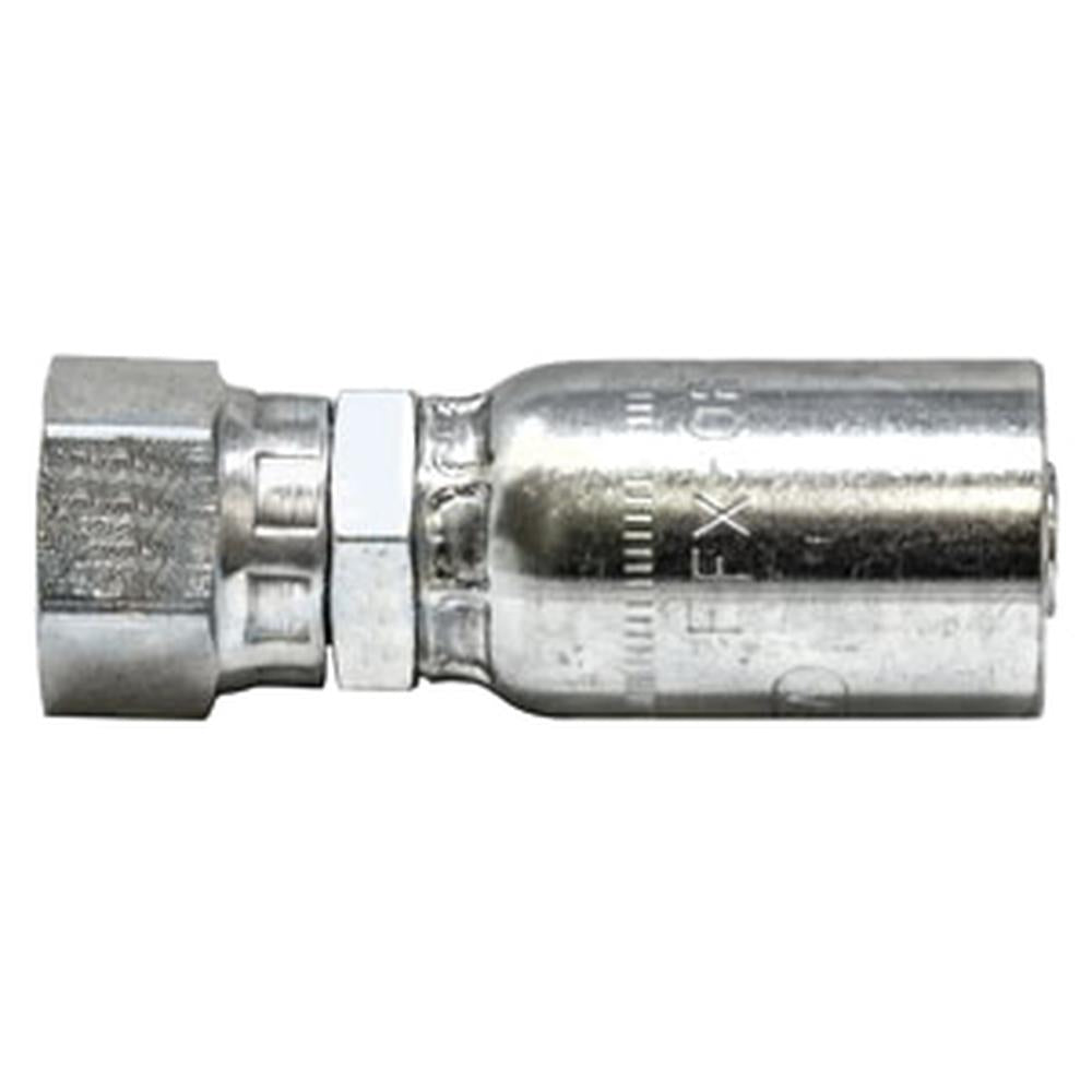 HYM40-0130-AIC Female Swivel Straight Short Crimp Fitting