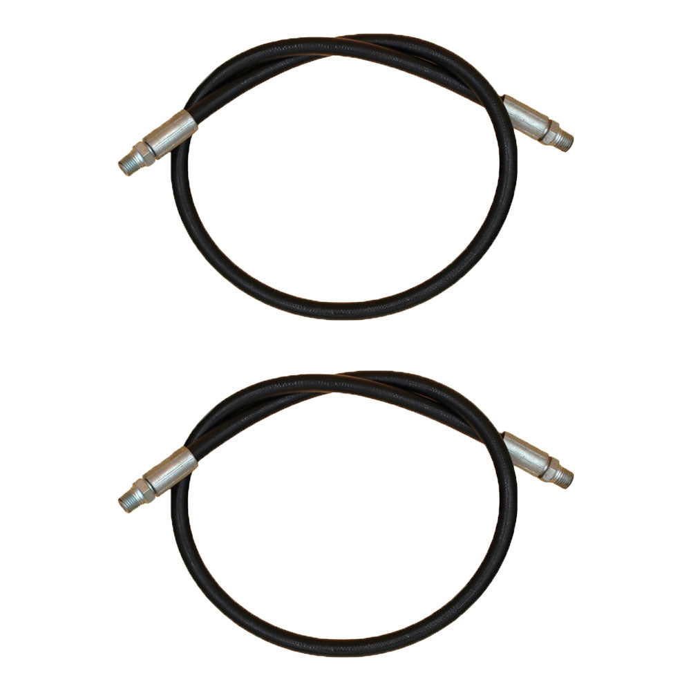 (2) New 1/4" x 38" High Pressure Hydraulic Hoses for Western Plows 55020 4424