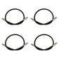 1304225 Qty 4: High-Pressure Hydraulic Hoses Fits Western