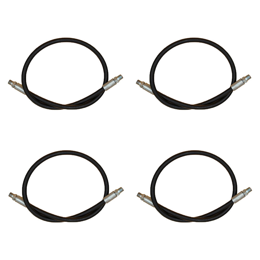 1304225 Qty 4: High-Pressure Hydraulic Hoses Fits Western
