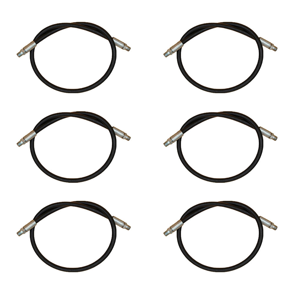 1304225 Qty 6: High-Pressure Hydraulic Hoses Fits Western