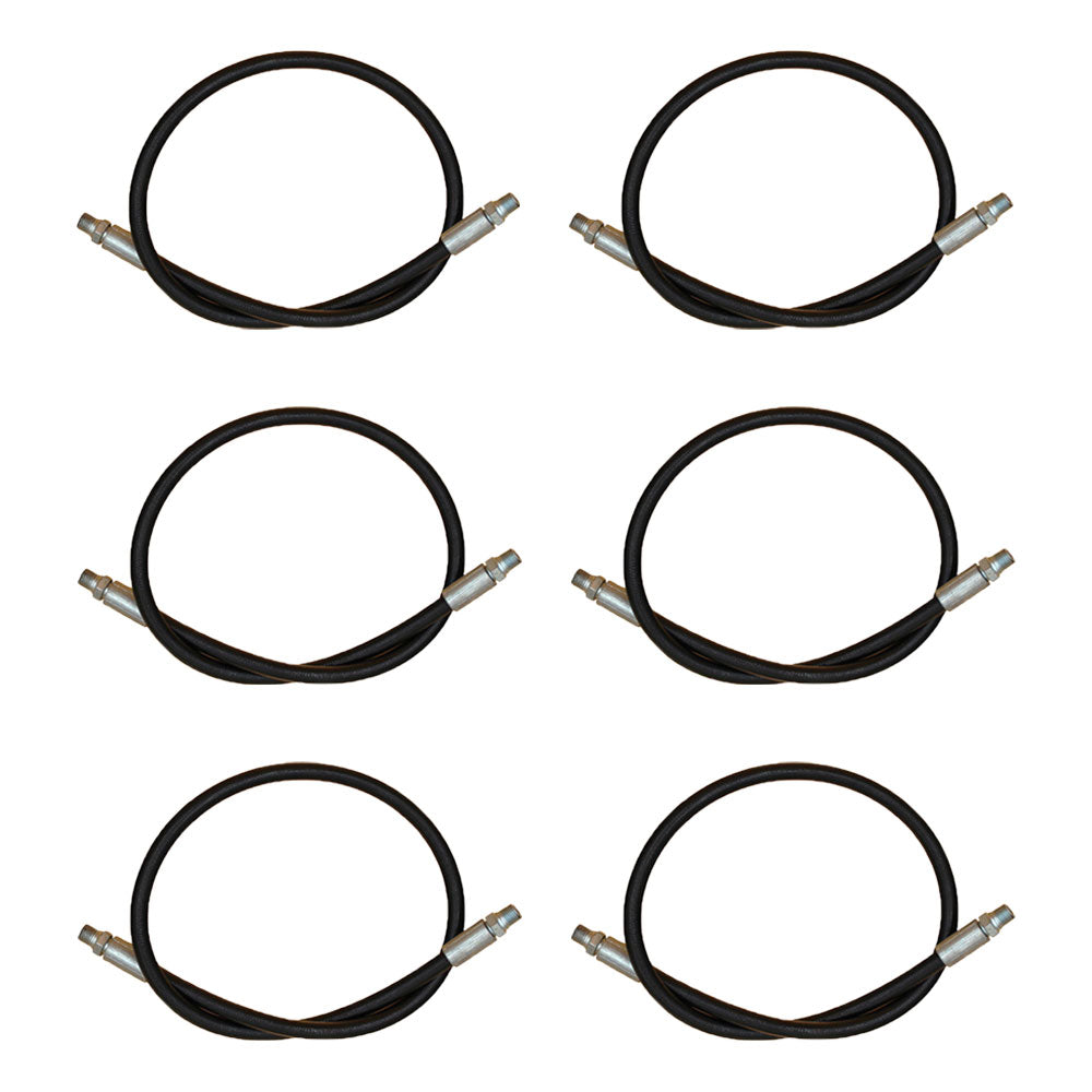 1304225 Qty 6: High-Pressure Hydraulic Hoses Fits Western