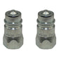 2 of Hydraulic Male Tip Poppet Style 3/4"-16 ORB x 1" Hex Shoulder DR10008