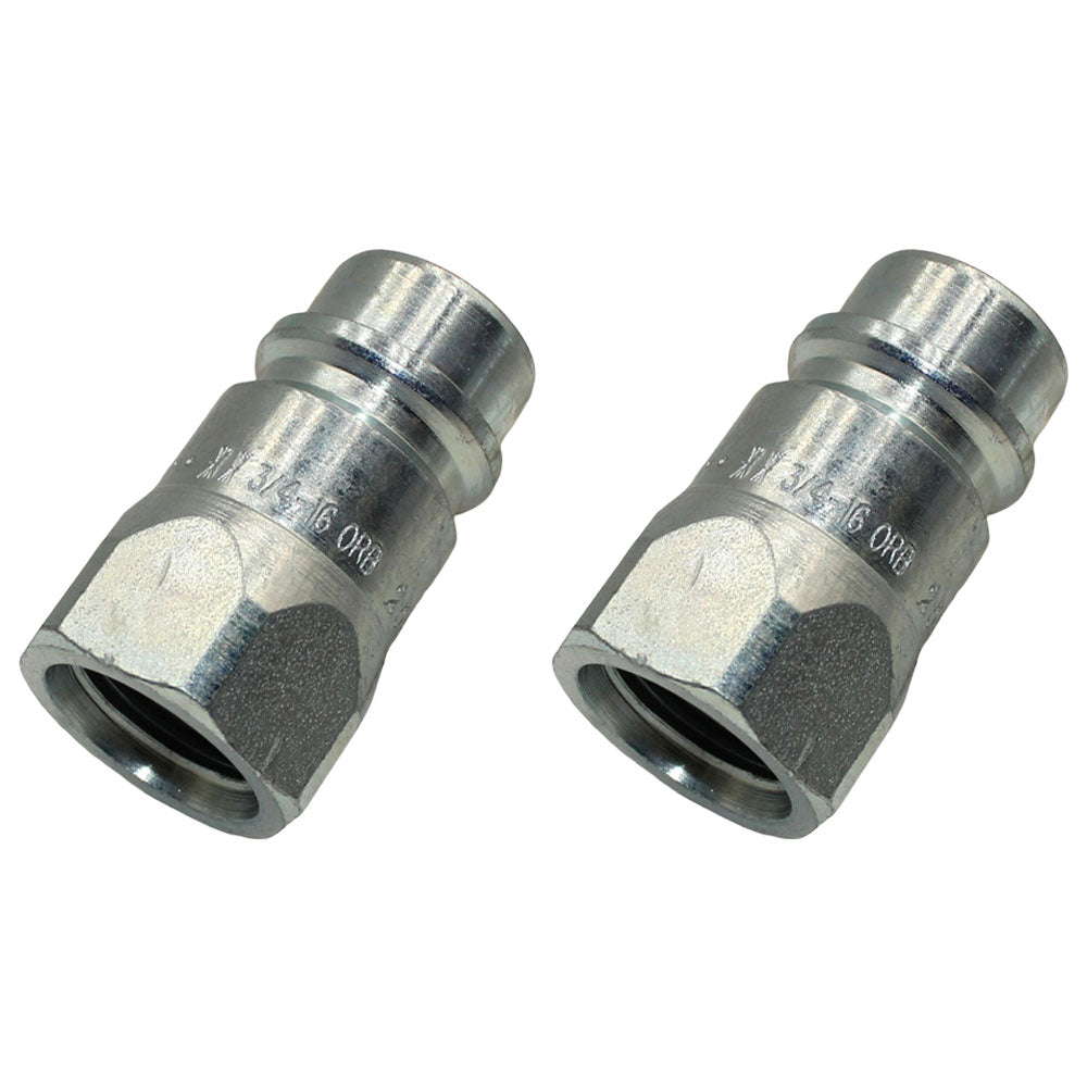 2 of Hydraulic Male Tip Poppet Style 3/4"-16 ORB x 1" Hex Shoulder DR10008