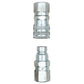 FF12-08N Flat Face Hydraulic Quick Connect Coupler Fits Bobcat
