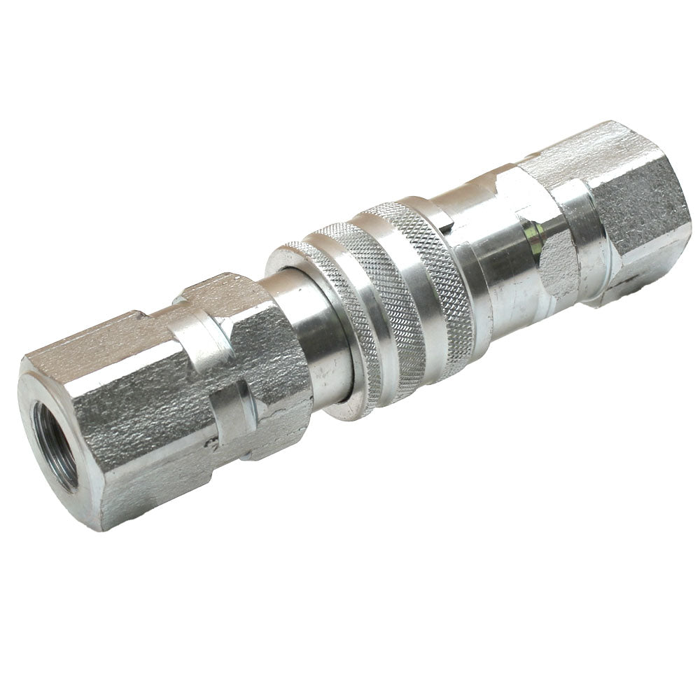 FF12-08N Flat Face Hydraulic Quick Connect Coupler Fits Bobcat