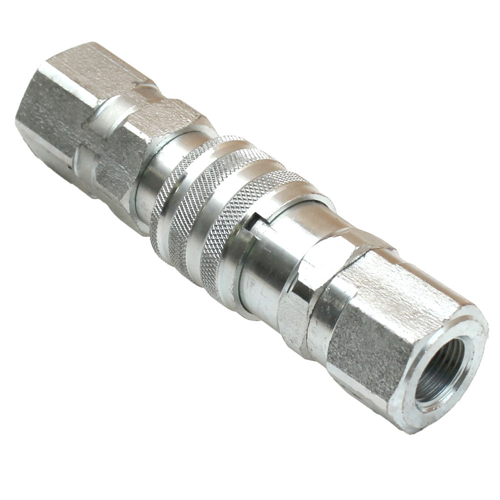 FF12-08N Flat Face Hydraulic Quick Connect Coupler Fits Bobcat