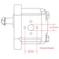 5179724 New Hydraulic Pump Fits Landini Tractor Models 6830 8880