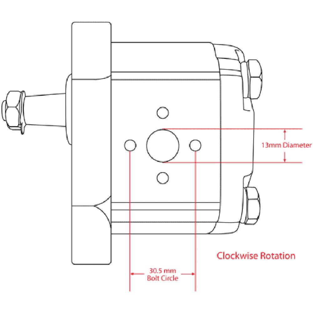 5179724 New Hydraulic Pump Fits Landini Tractor Models 6830 8880