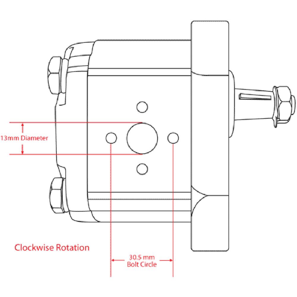 5179724 New Hydraulic Pump Fits Landini Tractor Models 6830 8880