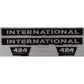 I302H - Hood Decal Set